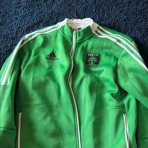 Adidas Green Lightweight Jacket
